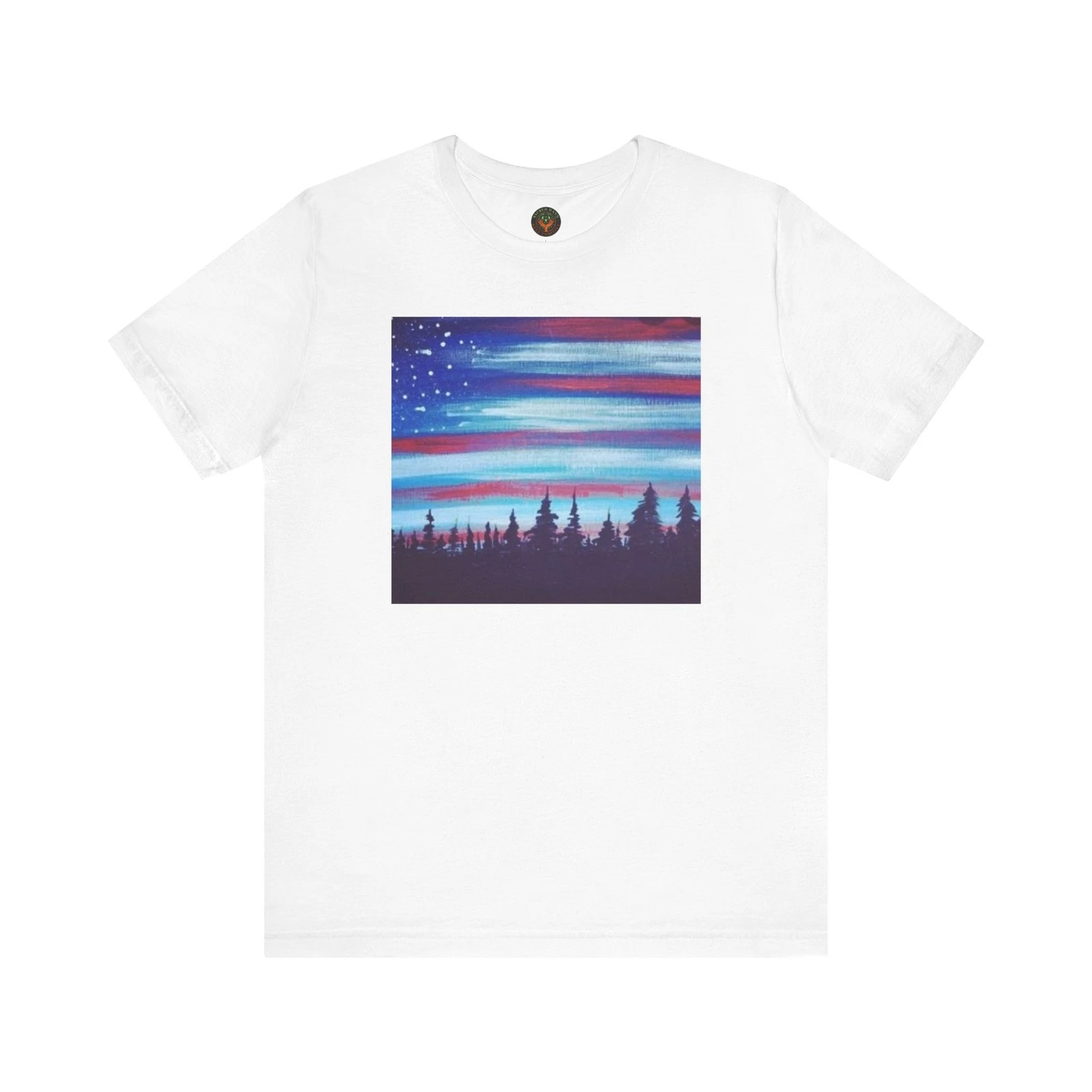 American Flag Design, Outdoor Apparel, Casual Summer Wear