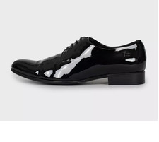 Dolce & Gabbana Men's Black Patent Leather Oxford Shoes Size: EU 41 (8 US)
