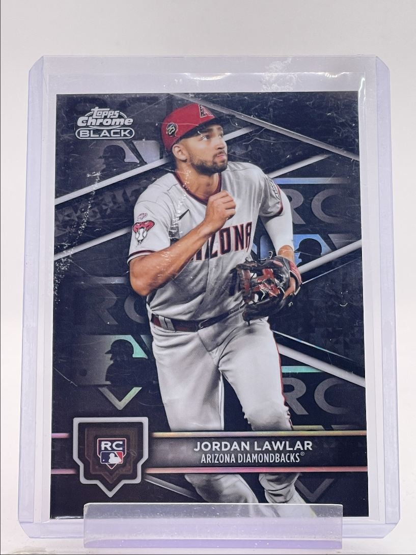 JORDAN LAWLAR 2024 TOPPS CHROME BLACK ROOKIE VARIATION SP #3 RC Q5677