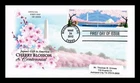DR JIM STAMPS US COVER GIFTS OF FRIENDSHIP CHERRY BLOSSOMS FDC ALL OVER ARTCRAFT