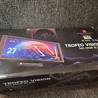 Thermalright Trofeo Vision 360 ARGB Black AIO Liquid Cooler see description
