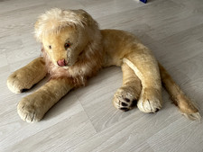 Stofftier von Steiff Löwe liegend L 60x B 40x H 27cm