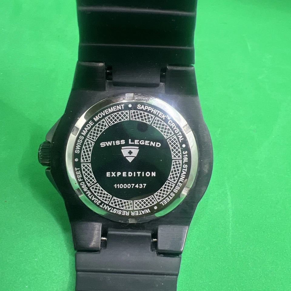 Swiss Legend Expedition Watch Swiss Made Movement / Sapphittek Crystal - Image 3 of 4