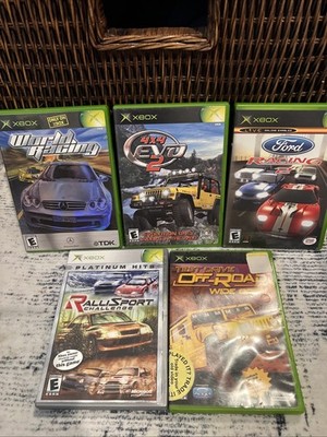 Xbox Games Lot Of 5 EVO 2 World Racing Offroad Rally Sport Ford Racing 2