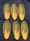 6 very good condition Shawnee Corn pattern Oven Proof corn on the cob holders