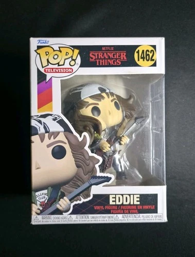 Funko Pop! Stranger Things: Eddie w/Guitar  #1462 With Protector
