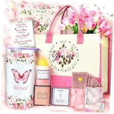 11PCS Christian Gifts for Women Faith, Inspirational Gifts for Light Pink