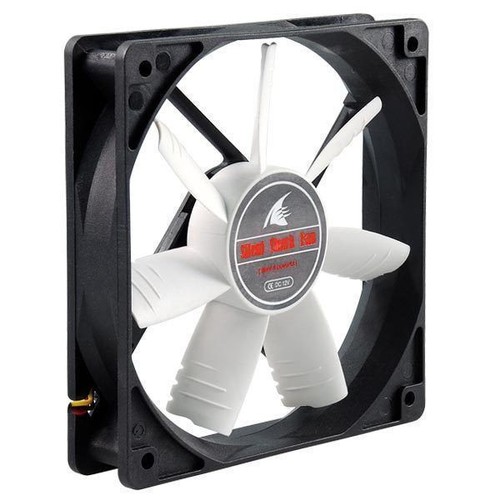 Evercool Shark 120mm x 25mm Computer Case 3-Pin Cooling Fan with Speed Control - Afbeelding 1 van 3