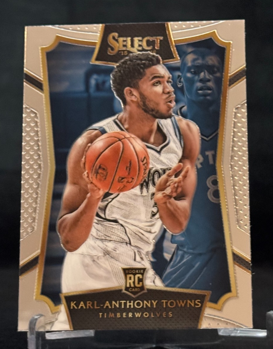 2015-16 Panini Select Concourse #16 Rookie Karl-Anthony Towns Minnesota