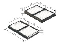 Bosch Filter, Innenraumluft 1 987 432 117 FüR Mazda
