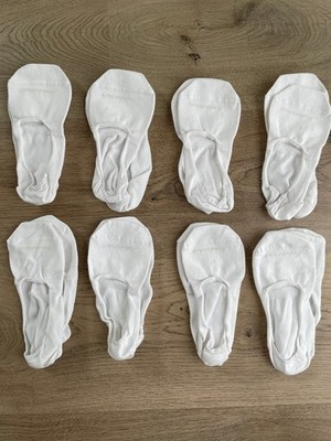 Calvin Klein Underwear FOOTIE MID CUT UNISEX 8 PACK - Füßlinge - white - 43-46