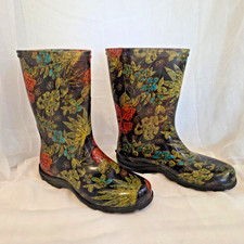 Sloggers Damskie Ogród Deszcz Wodoodporne buty Rozmiar 8 Made in USA EUC