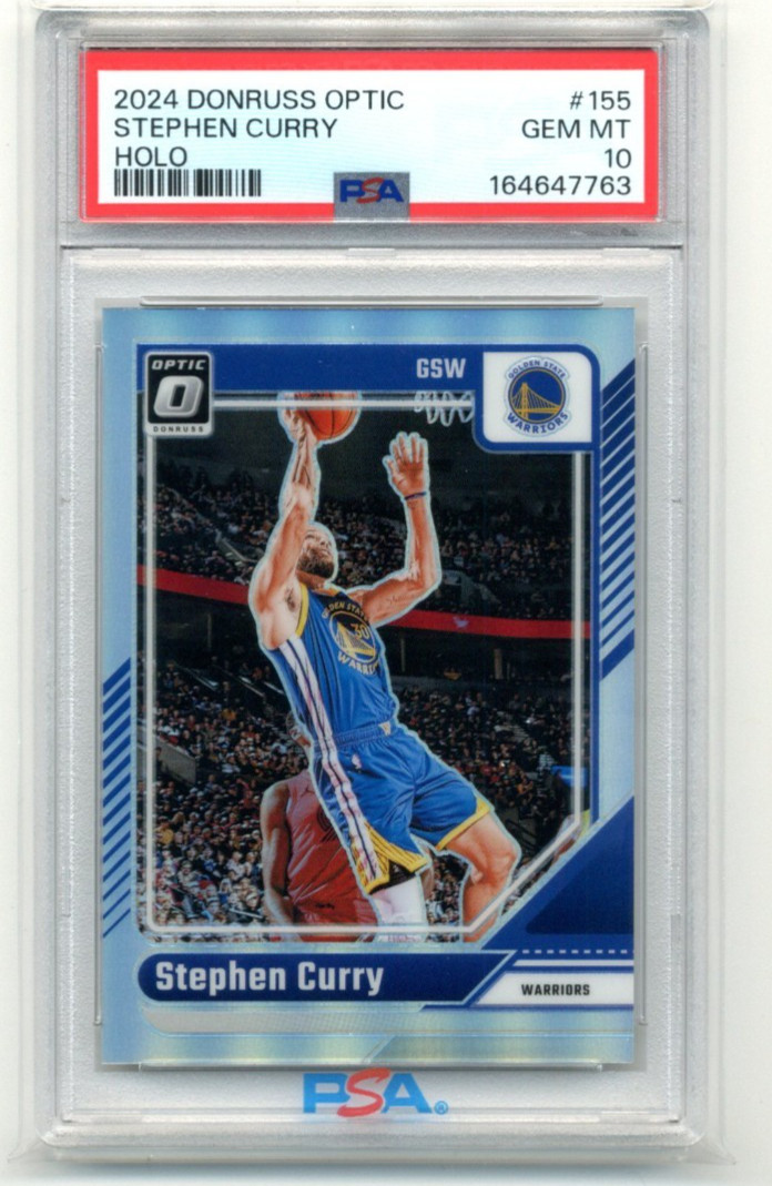 2024 Donruss Optic #155 Stephen Curry Holo PSA 10 Gem Mint Low Pop