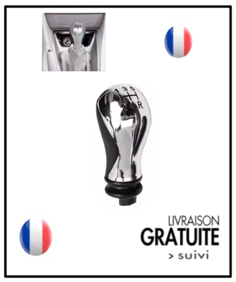 Pommeau levier 5 vitesses POUR CITROËN C5 Xsara Picasso C2 C3 C4 206 207 307 408 - Photo 1/4