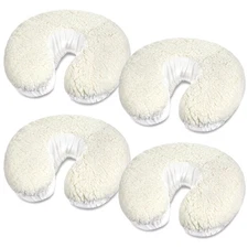 4 Pcs Massage Face Cradle Cover Fleece Massage Table Face Cover Facial Bed Pi...