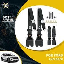 2x For Ford Explorer 3 Point Safety Adjustable Seat Belt Straps Car Vehicle 2x For Ford Explorer 3 Point Safety Adjustable Seat Belt Straps Car Vehicle