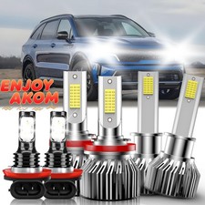For Kia Sorento Sx 2011-2013 Front Led Headlight Hilo Beam Fog Light Bulbs For Kia Sorento Sx 2011-2013 Front Led Headlight Hilo Beam Fog Light Bulbs