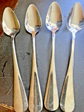 Grapefruit Spoons Stainless Steel Serrated Edge Set of 4