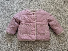 ZARA Toddler Girl Sherpa Lined Coat Size 2-3 Years Jacket