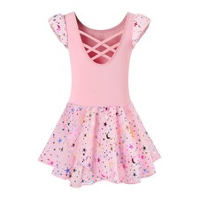 Ballet Leotards for Girls Dance Skirted Leotard Kids Ballet Tutu Dress Dancewear