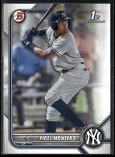 2022 Bowman #BP-74 Fidel Montero Prospects