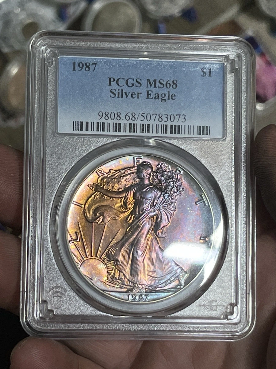 American Eagle MS 68 Graded 1987 Silver Bullion Coins for sale | eBay