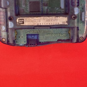 Bandai Wonderswan Clear Blue SW-001 for Parts or Repair