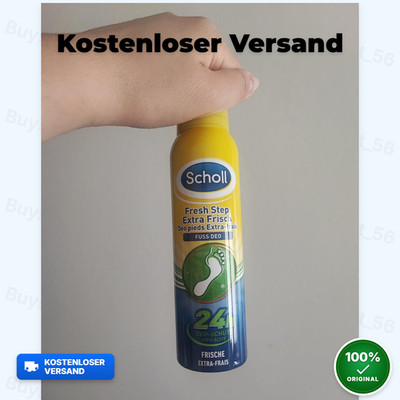 Scholl Fresh Step Fußdeo Extra Frisch Fußspray Geruchsschutz Pflege Deo 150ml