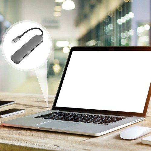 USB Hub Accessory for Laptop Computer Phone Multifunction Hub Data USB Hub - Afbeelding 5 van 12
