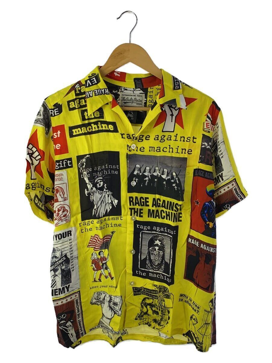 WACKO MARIA RAGE AGAINST THE MACHINE S S HAWAIIAN SHIRT S rayon 
