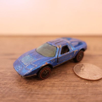 Vintage 1970 Hot Wheels Redline Mercedes Benz C-111 Spectraflame Blue  VHTF!