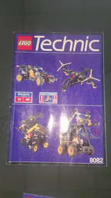 Lego 8082 Multi Control Set Vintage Technic with Instruction Box INCOMPLETE