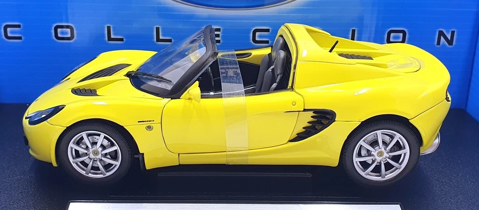 Welly 1/18 Scale 12535R-W - 2003 Lotus Elise 111s - Yellow - Image 3 of 4