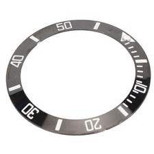 40mm Durchmesser Uhr Lünette Einsatz-Ring Klar - Skala Leucht Keramik Ersatz