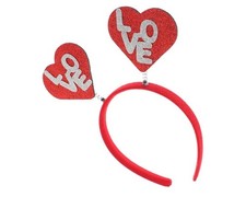 Set Of 2 Valentine's Day Heart Headband for Women, Love Hairband Accessories