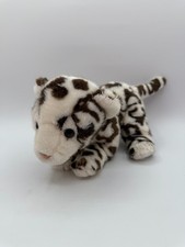 Animal Alley White Snow Spotted Leopard Plush Stuffed Cheetah Cat 12" Toys R Us