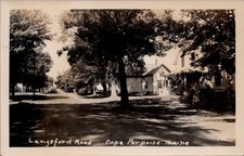 Postal con foto real de Langsford Road, Cabo Marsopa, Maine