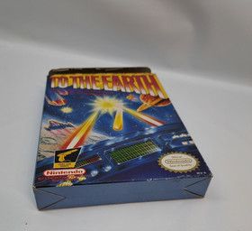 TO THE EARTH Nintendo NES Boxed Complete CIB Box Game