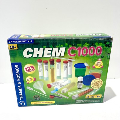 Chem C1000 Beginner Chemistry Set - 125 Experiments Lab Kit NEW