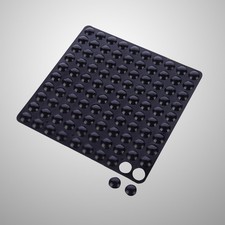 100 Pcs Anti-collision Pad Bumpers for Cabinet Door Stickers Rubber