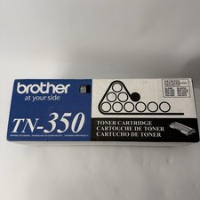 Brother TN-350 Black Toner Cartridge Genuine OEM New Sealed Box