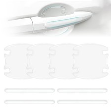 8 PCS Car Door Handle Protector, Transparent Car Door Handle Scratch Protecto...