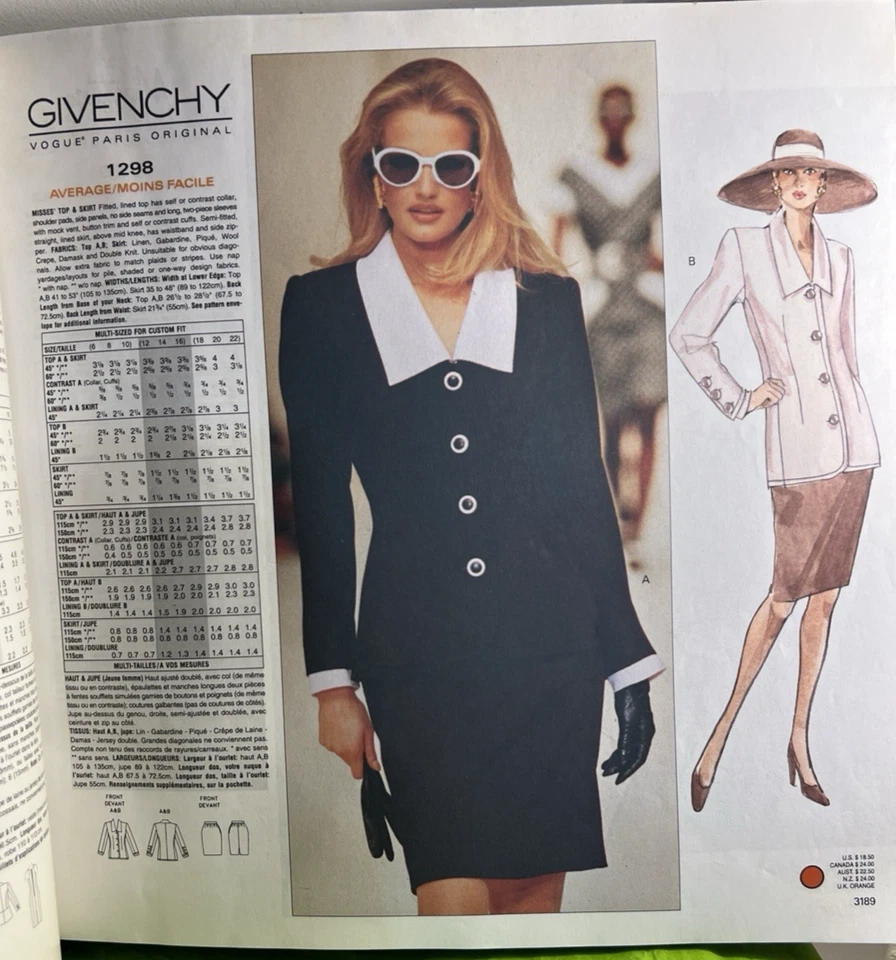 April 1994 Vogue Patterns Catalog Large Store Counter Pattern Book - Image 4 of 4