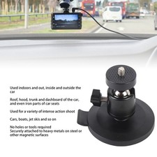 Magnetic Camera Mounting Base 1/4in Wall Mount Rubber Coating For Mobile Se KNNU