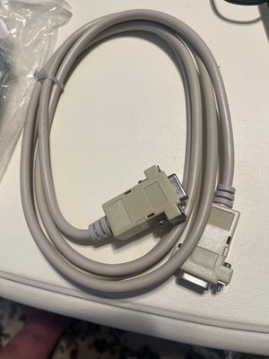 SF Cable DB9 Female to Female Null Modem Cable RS232 Serial 6ft Gray