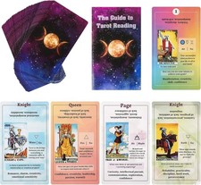Tarot Cards for Beginners, Classic Tarot Cards with Meanings on Them, Durable Ta