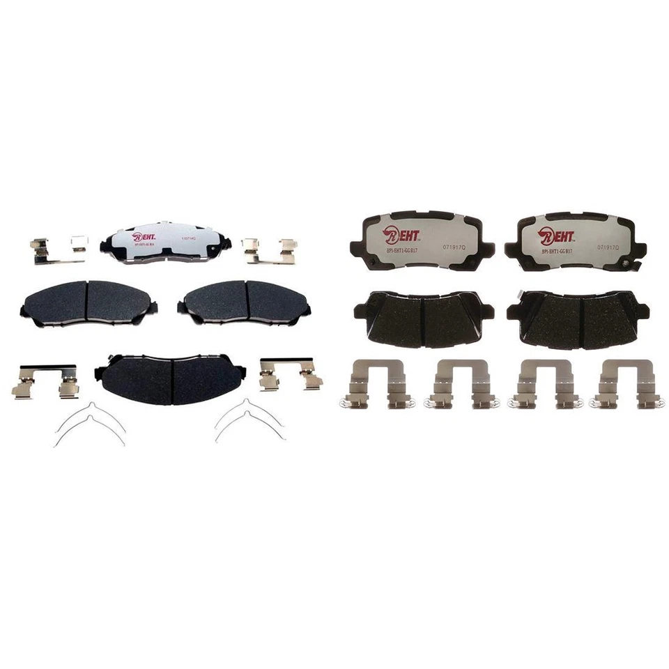 For 2019 2018 2017 Acura MDX Front & Rear Element3 Hybrid Brake Pads - Raybestos - Image 4 of 4