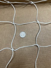 5' x 10' WHITE SQUARE MESH NYLON SOCCER NETTING 4" 36 TWINE TEST 350 LBS