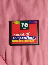 16MB Sandisk Compact Flash Card CF Memory Card SDCFB original package
