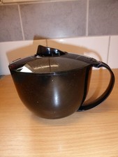 Tupperware Mikrowellenkanne MicroCook 1l schwarz leicht transparent